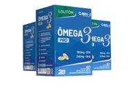 Kit 3x Ômega 3 Pro meg3 60 cápsulas Lauton
