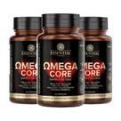 Kit 3x Omega Core + Omega 3 + Astaxantina + CoQ10 - 60 Capsulas - Essential Nutrition
