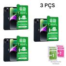 Kit 3x Películas de Cerâmica Flexível Para Iphone 14 Plus