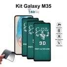 Kit 3x Películas de Cerâmica Fosca Privacidade para Samsung Galaxy M35