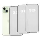 Kit 3x Películas de Vidro 3d Anti Impacto Para iPhone Todos Modelos