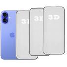 Kit 3x Películas de Vidro 3d Anti Impacto Para iPhone Todos Modelos