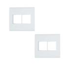 Kit 3x Placa 4X4 4 Módulos Branco Liz Tramontina 57106/026 Kit 3x Placa 4X4 4 Módulos Branco Liz Tramontina 57106/026