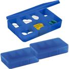 Kit 3x Porta Comprimidos com 7 Divisórias TopGet Azul Kit 3x Porta Comprimidos com 7 Divisórias TopGet Azul