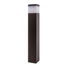 Kit 3x Poste luminária para jardim balizador 50cm E27 marrom st222 Kit 3x Poste luminária para jardim balizador 50cm E27 marrom st222