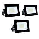 Kit 3X Projetor Refletor Led 50W Elgin (branco Frio - 6500k)