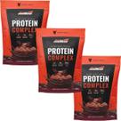 Kit 3X Protein Complex - 1800g Refil Mousse de Chocolate - New Millen