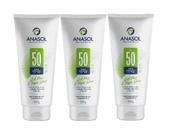 Kit 3x Protetor Solar Corporal Anasol Fps50 200g - Dahuer