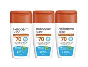 Kit 3x Protetor Solar Corporal Helioderm Fps70 Kids 120ml