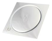Kit 3x Ralo Inteligente Banheiro Inox Clickup Quadrado 10x10 Kit 3x Ralo Inteligente Banheiro Inox Clickup Quadrado 10x10