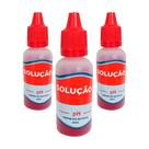 Kit 3x Reagente Medição Teste PH - Vermelho de Fenol