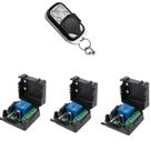 Kit 3x Rele Rf 433 1ch 12v + 1x Controle Remoto