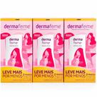 Kit 3X Sabonete Íntimo Floral Dermafeme (2 Unidades de 200ml ) Cimed