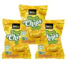 Kit 3x Salgadinho Orgânico Vegan Chips Bio2 Queijo 40g