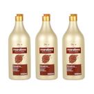 Kit 3x Shampoo Mandioca Profissional Hidratação 1000ml Naxos