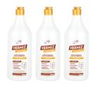 Kit 3x Shampoo Verniz Hair Plus Keratina Óleo de Coco 1000ml Naxos