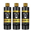 Kit 3x Shaving em Gel de Barbear Mentolado Puro Fio 1kg - Profissional, Barba Suave Sem Irritação