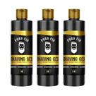 Kit 3x Shaving em Gel de Barbear Mentolado Puro Fio 1kg - Profissional, Barba Suave Sem Irritação