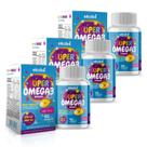 Kit 3x Super Ômega 3 Infantil Ekobé Kids 90 capsulas mastigaveis Sabor Cereja