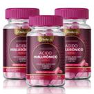 Kit 3x Suplemento Acido Hialuronico + Vitaminas C E e Biotina 60 Comprimidos Zero Açúcar Sem Glúten - DailyLife