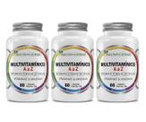 Kit 3x Suplemento Multivitamínico AZ Caps 60 cápsulas Flora Nativa