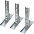 Kit 3x Suporte Fixação De Trilho Motor Portão Eletrônico Basculante