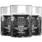 Kit 3x Thermo Abdomen Black 60 Comp - Bodyaction