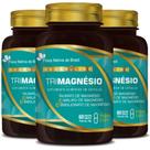 KIT 3X TriMagnésio (Taurato, Malato e Bisglicinato) 60 Vegan Caps - Flora Nativa
