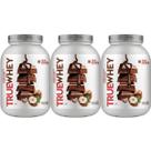 Kit 3X True Whey Protein Hidrolisado e Isolado - 837g Chocolate Com Avelã - True Source