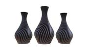 Kit 3x Vasos De Plantas Artificiais Jarro Decoração Sala Kit 3x Vasos De Plantas Artificiais Jarro Decoração Sala