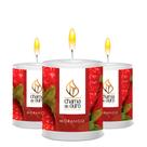 Kit 3x Vela Aromática Vela Perfumada - Várias Opçoes Perfume Aromaterapia
