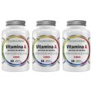 Kit 3x Vitamina A Acetato de Retinol 8000ui 60 Capsulas Flora Nativa