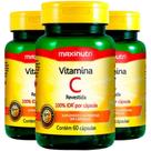 KIT 3X Vitamina C Revestida 60 cápsulas - Maxinutri