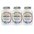 Kit 3x Vitamina Complexo B 60 Cápsulas 500mg Flora Nativa