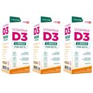 KIT 3X Vitamina D3 Pura em Gotas 20ml - Lauton
