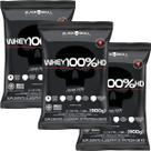 Kit 3X Whey 100% HD - 900g Refil Chocolate - Black Skull Kit 3X Whey 100% HD - 900g Refil Chocolate - Black Skull