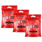 Kit 3X Whey 100% Pure - 907g Refil Baunilha - IntegralMédica