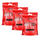 Kit 3X Whey 100% Pure - 907g Refil Chocolate - IntegralMédica
