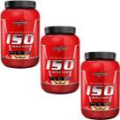 Kit 3X Whey Iso Triple Zero - 907g Morango - IntegralMédica