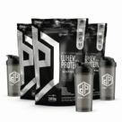 Kit 3X Whey Protein 100% 32g de Proteína 2Kg + 3X Coqueteleira 600ml - Planet Pharma -