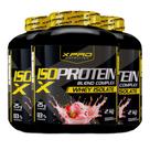 Kit 3x Whey Protein Isolado Iso Blend Complex 2Kg XPro Nutrition