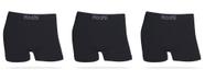 Kit 3X1 Cueca Boxer Poliamida Premium Tamanho M Preto/Preto/Preto Sort 4 Hoahi