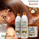 Kit 3x1 Manteiga de Karité Hidratação e Reparação Maycrene com Shampoo, Condicionador e Máscara