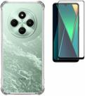 Kit 3x1 Protetor Xiaomi Poco C75, Capa Protetora, Película de Vidro, Película para Câmera
