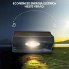 Kit 4- 16 Arandela Solar com Gancho - RGB Branco Quente 2700K