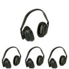 Kit 4 abafador de ruidos tipo concha 13db preto plastcor