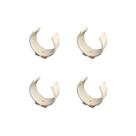 Kit 4 Abraçadeira Impacto Cano Tubo 50 mm 2'' Branco Estrela