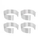 Kit 4 Abraçadeira Impacto P/ Cano 20mm 1/2'' Incolor Estrela