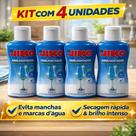 Kit 4 Abrilhantador Jimo Secante 100ml para Maquinas de Lavar Louça