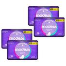 Kit 4 Absorventes Modess Malha Suave com Abas 16un cada